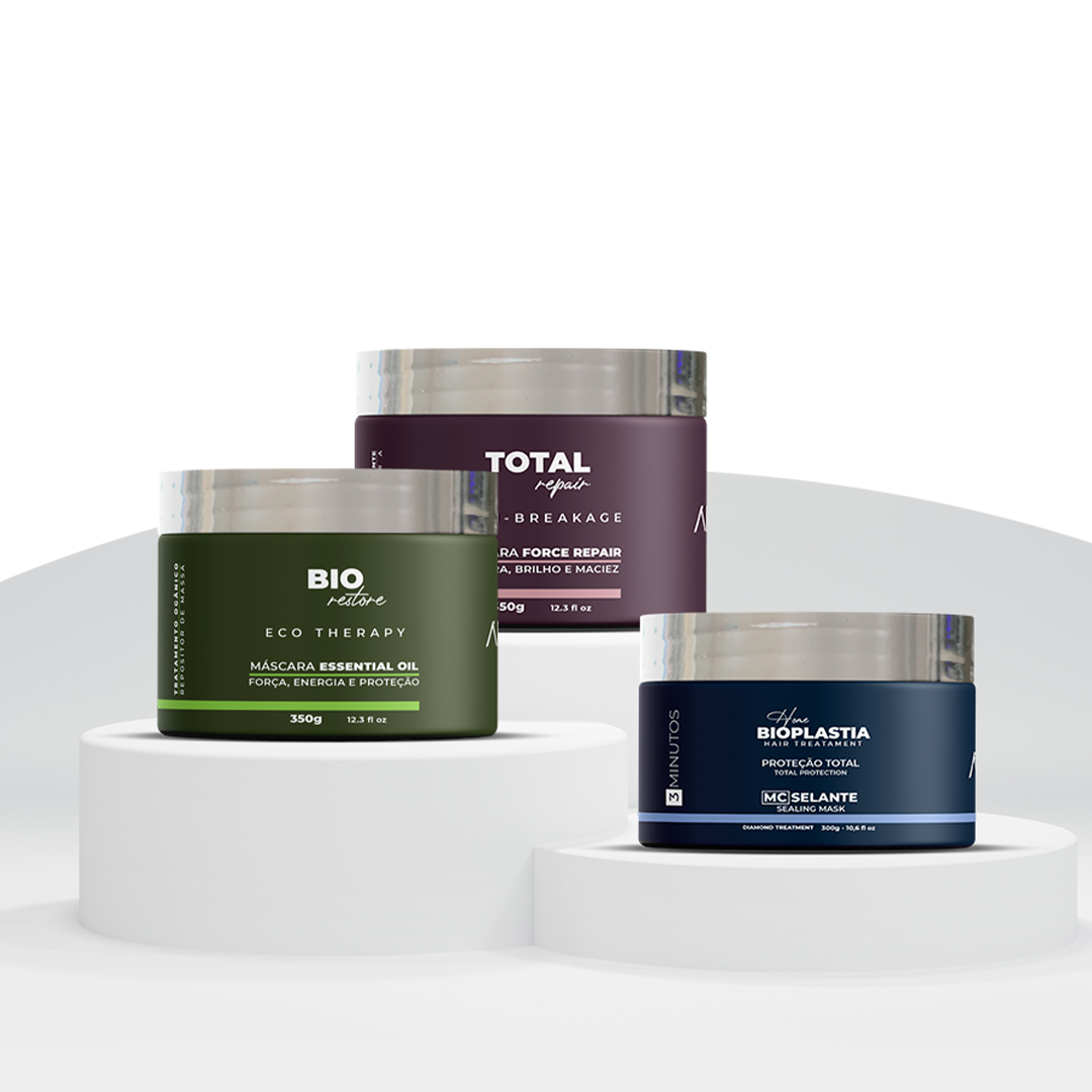 Kit Cronograma Capilar Power Vida - ( 3 Produtos )