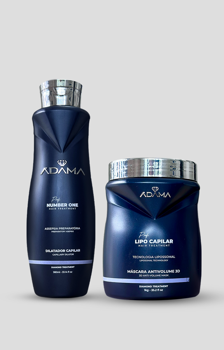 Lipo Capilar Professional - Tratamento Capilar Professional Revitalizante que proporciona a redução de volume e alinhame
